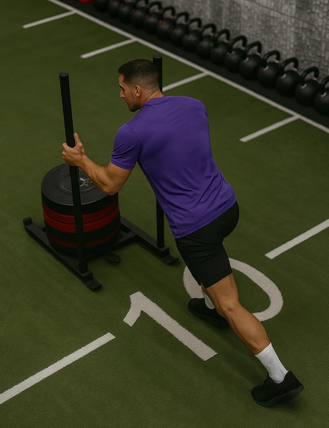 Zengjo Athletic Shirts for Men Short Sleeve Quick Dry Workout Running Gym Sport Exercise Tee Moisture Wicking - Image 5