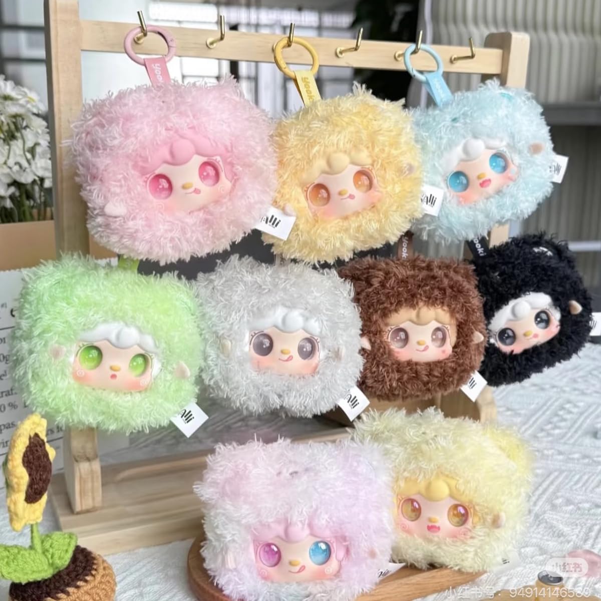 Aven Rabbit Yooki Little Bear Series Blind Box Action Figures Mystery Box Christmas Birthday Gift Cute Random Toys Collectible Toy for Desktop Ornaments, 1PC