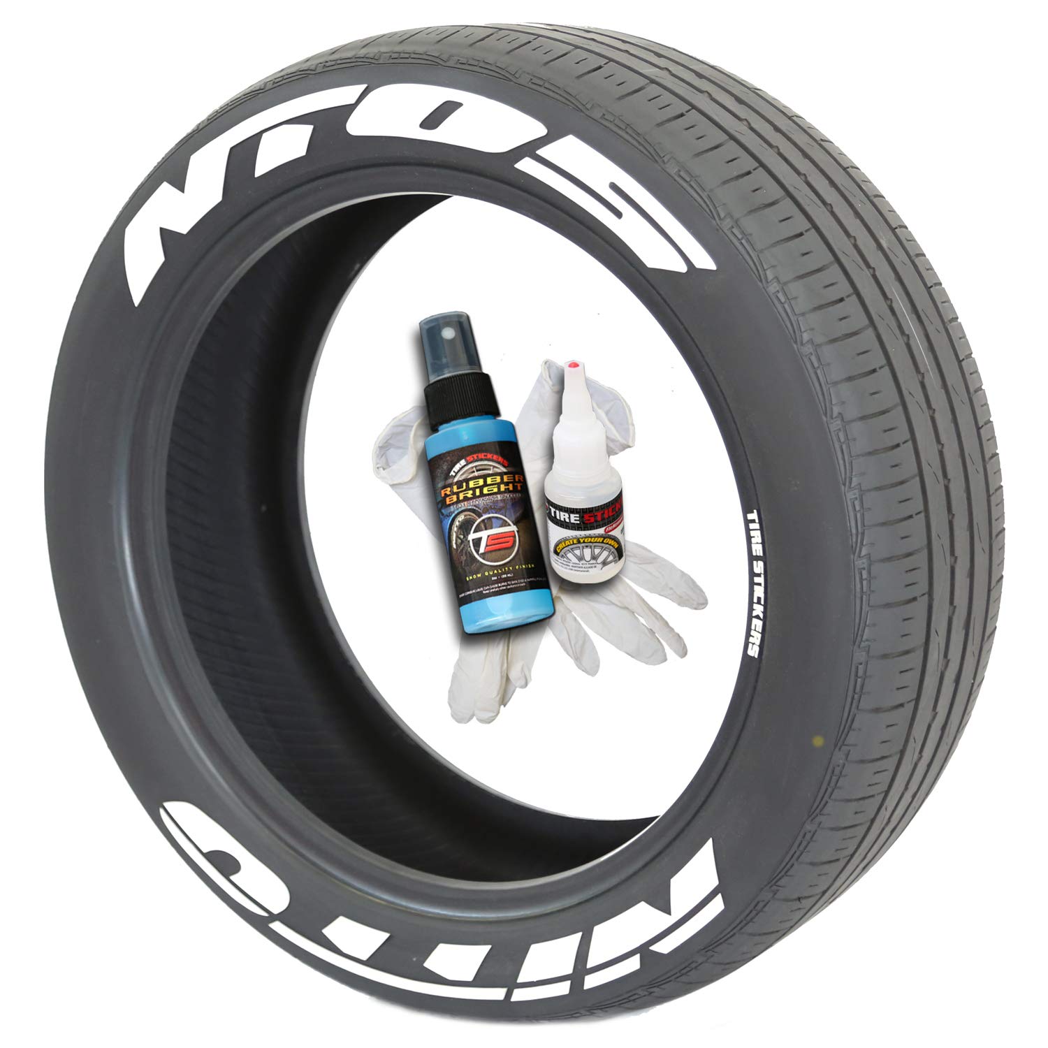 Nitto NT05 - Adhesivos para neumáticos con pegamento y limpiador de retoque de 2 oz