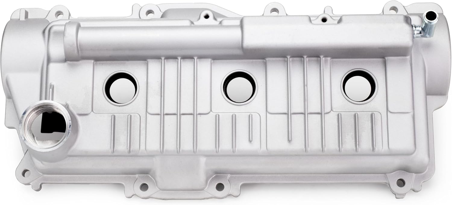 Left Engine Valve Cover, with Gasket, Compatible with Toyota 4Runner 1996-2002, T100 1995-1998, Tacoma 1995-2004, Tundra 2000-2004, V6 3.4L DOHC