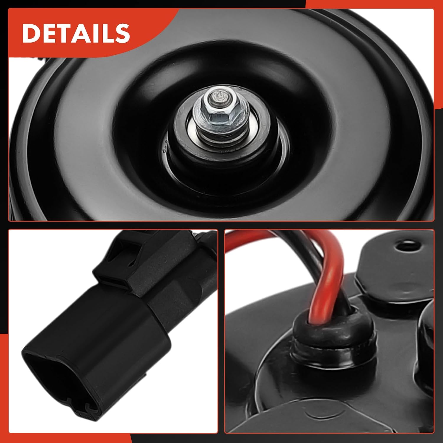 A-Premium A/C Condenser Fan Motor Compatible with Honda CR-V 1997-1998 2.0L, Accord 1990-1997 2.2L, Prelude 1992-1998 & Acura CL 1997, Integra 1994-2001