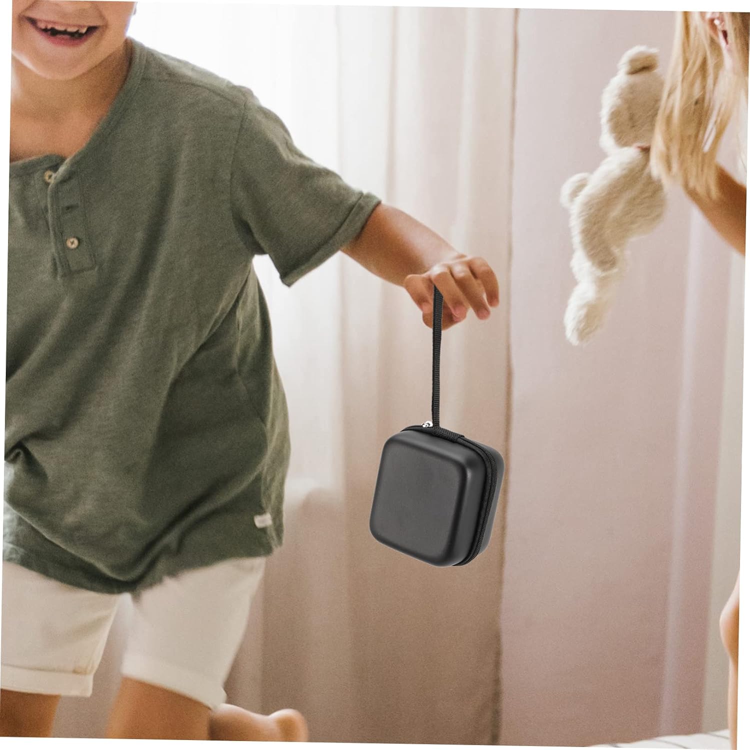 Vaguelly 3pcs Yo-yo Storage Box Pouch Black Pouch Boys and Girls Bag Storage Bag for Toys