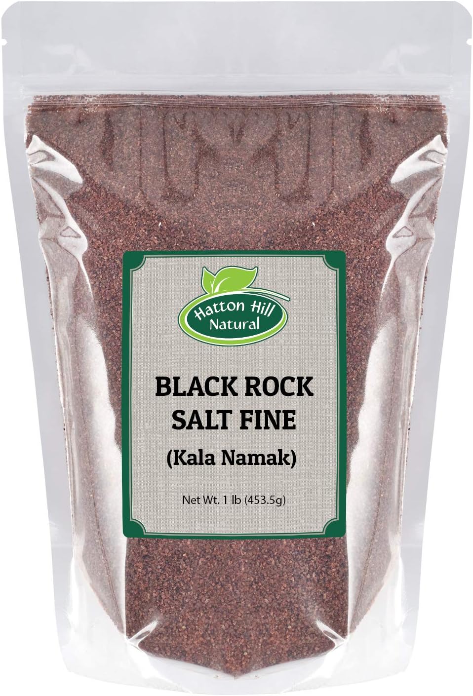 Black Rock Salt Fine (Kala Namak) 1lb by Hatton Hill