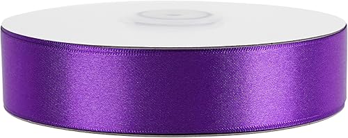 Vista 824 de MEEDEE Orange Satin Ribbon - 1.5 inch Double Faced Satin Ribbon, 50 Yards - Neon Tangerine - For Christmas, Thanksgiving, Halloween, Weddings