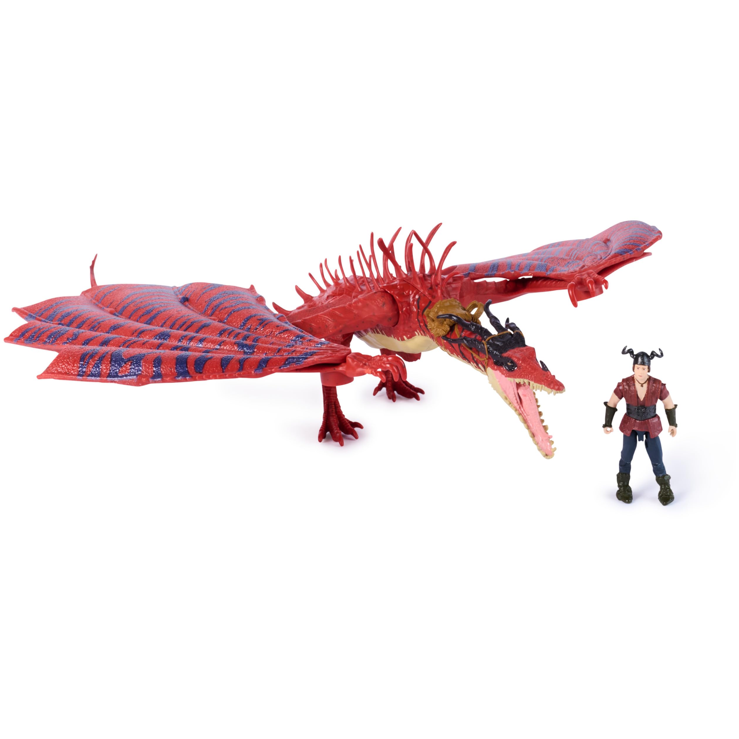 Dragons DreamWorks Dragon Trainer, Monstrous Nightmare e Snotlout, Action Figure del Duo Vichingo, Giocattoli per Bambini dai 4 Anni in su