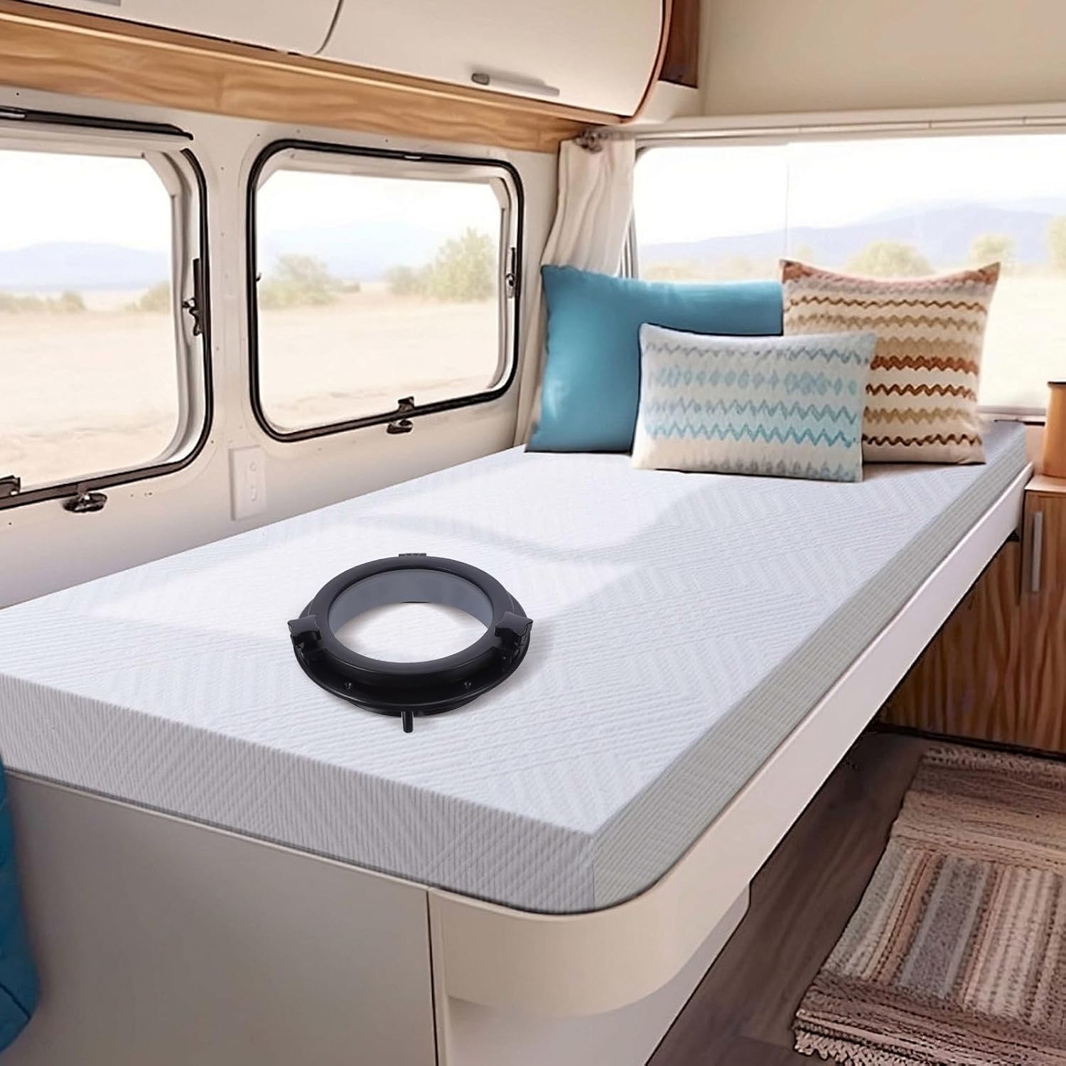 YARNOW Marine Window with 10.4 Inch Opening and Tempered Glass