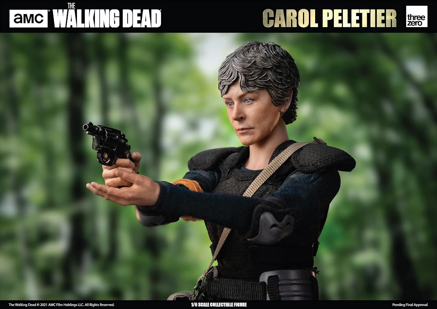 threezero The Walking Dead: Carol Pelteier 1:6 Scale Collectible Figure,Multicolor
