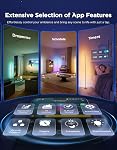 Govee Floor Lamp Basic, 1000lm LED Corner Lamp Compatible with SmartThings, Matter, Alexa, Standing Lamp with Music Mode and 16 Million DIY Colors, 85 Dynamic Scene, Modern Floor Lamp for Living Room