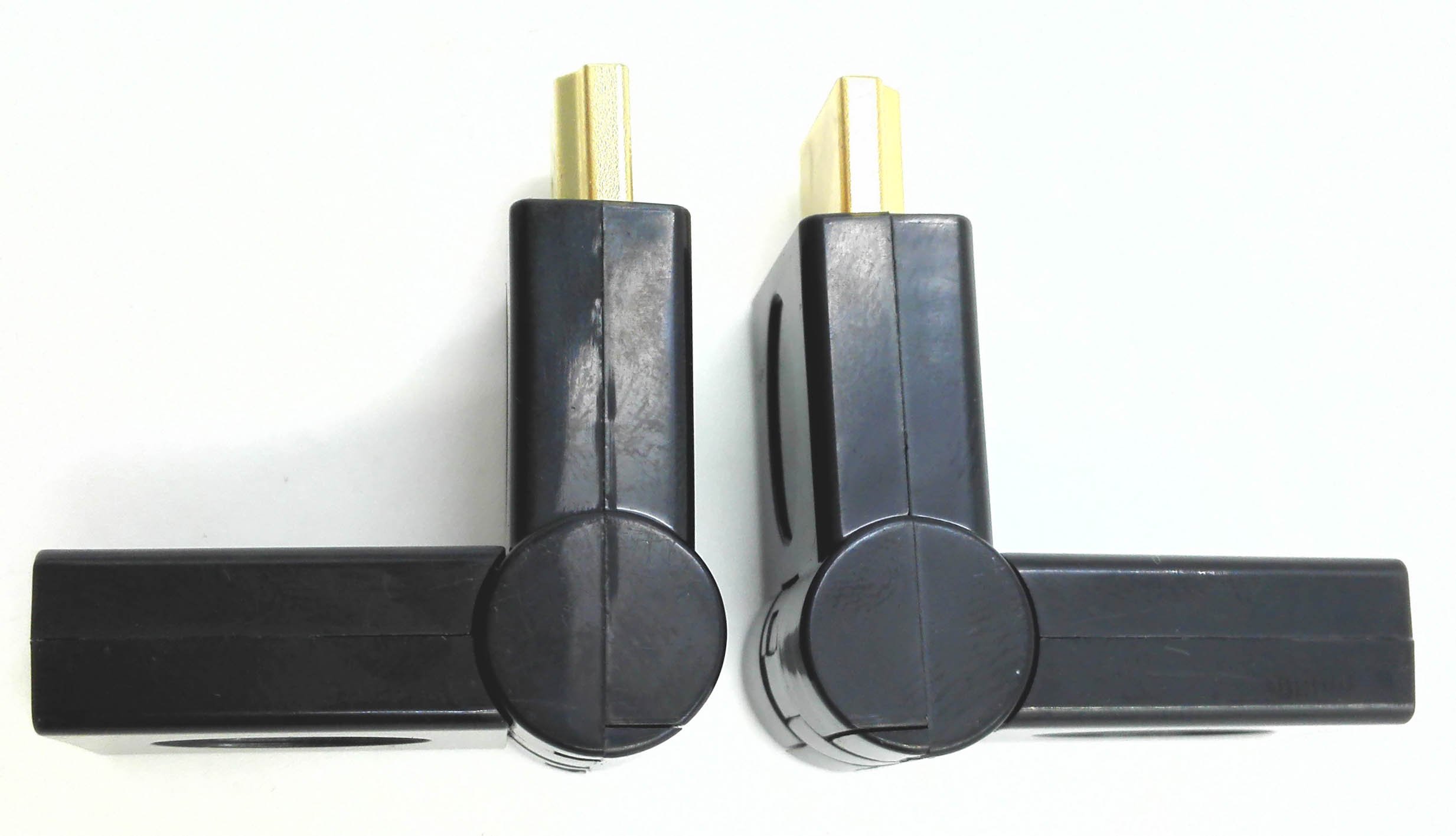 J&D 2-Pack Flat HDMI Adattatore, 90 Gradi Sinistra e Retto Angolo Placcato Oro Maschio a Femmina Adattatore HDMI Piatto Verticale J&D 2-Pack Flat HDMI Adattatore, 90 Gradi Sinistra e Retto Angolo Placcato Oro Maschio a Femmina Adattatore HDMI Piatto Verticale