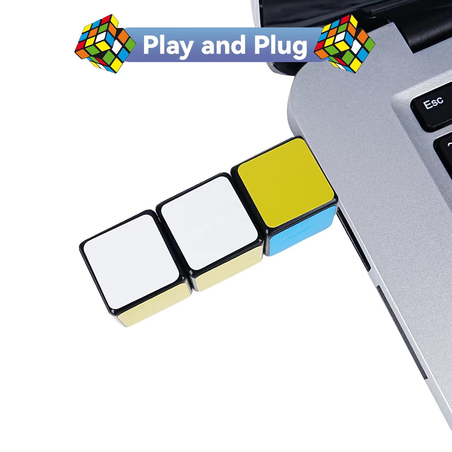 Unidad Flash USB Memoria USB 【64GB】, Tira Única de Almacenamiento Externo en Forma de Cubo de Magic, Adecuada para Regalar a Familiares y Amigos — view 6