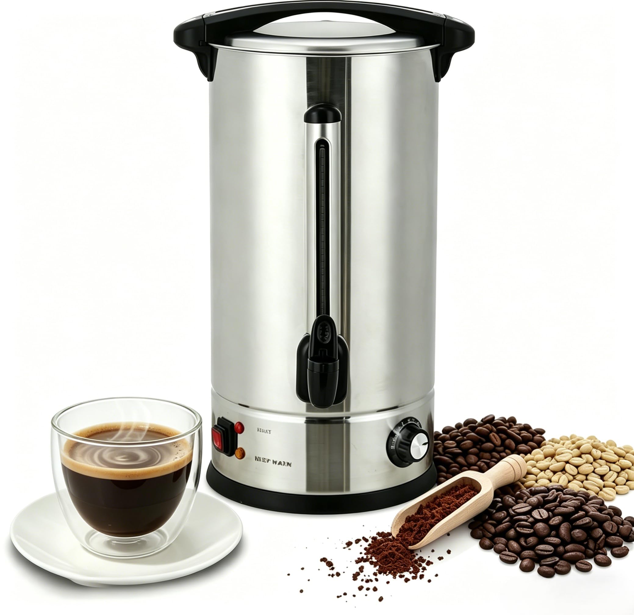 120 Cup Coffee Urn, 18 l Large Commercial Coffee Maker