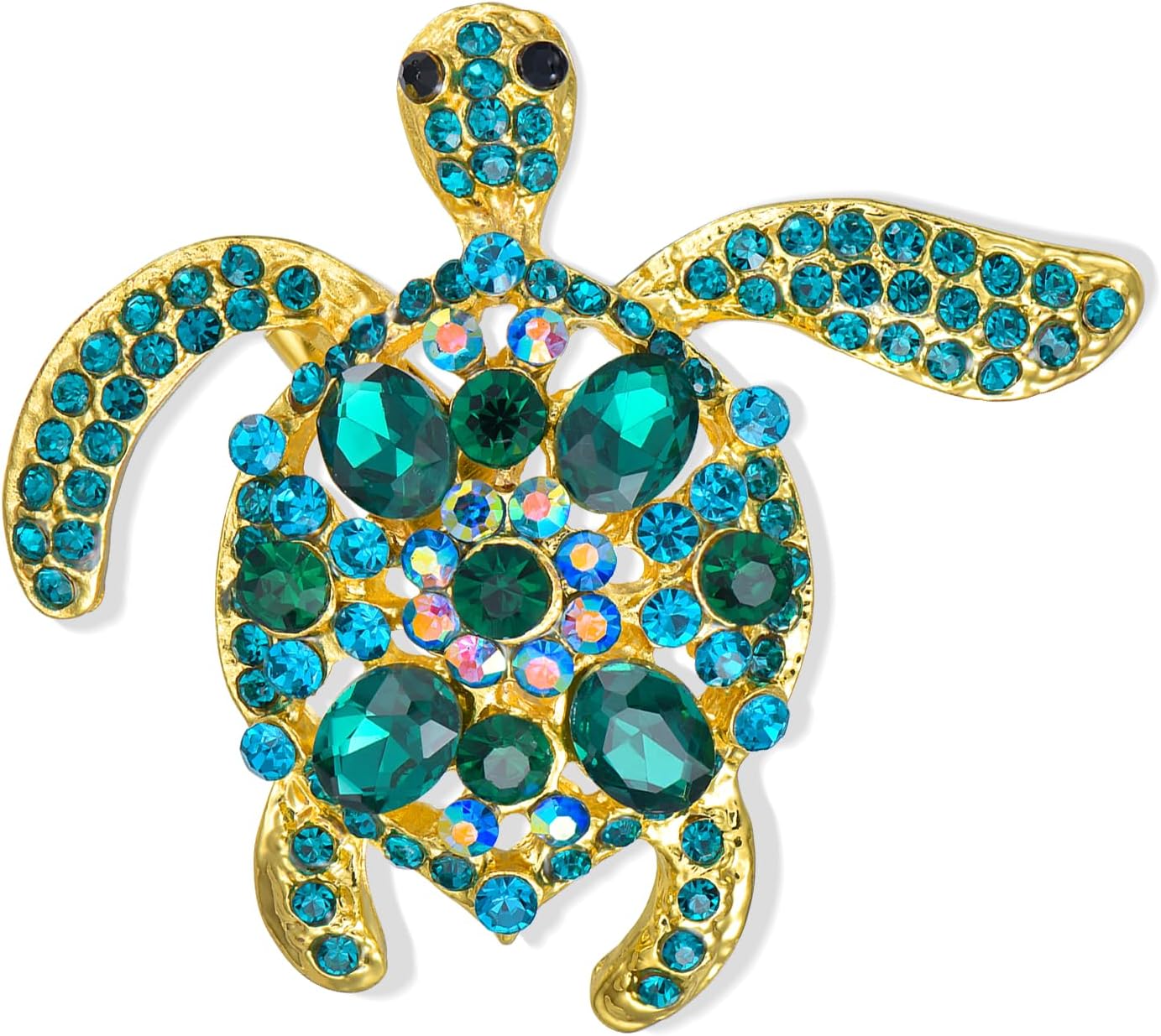 Animal Brooch for Women Rhinestone Brooch Pin 18k Gold Plated Animal Lapel Pin Fashion Jewelry Gift for Mom Wife