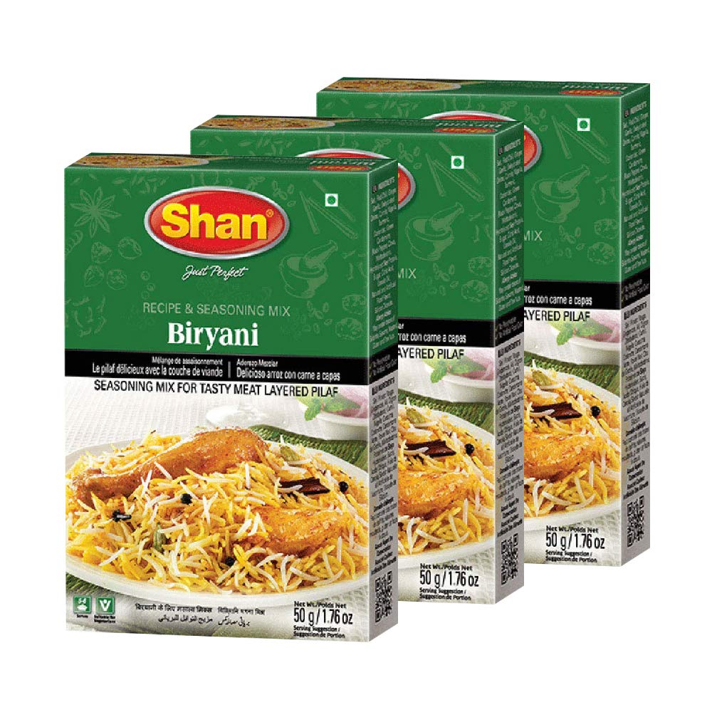 Shan Pilau Biryani Masala, 1.76 oz ℮ 50 g, 3 Pack (B07QH8159T) Amazon Price History, Amazon Price Tracker