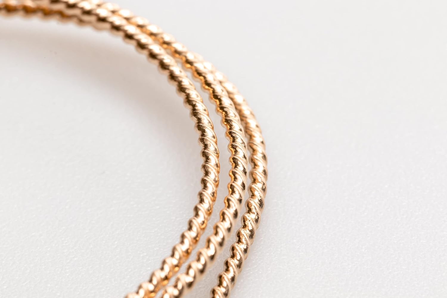 20 Gauge, 14/20 Yellow Gold Filled Round Twist-Pattern Wire Dead Soft 10 Feet by CRAFT WIRE