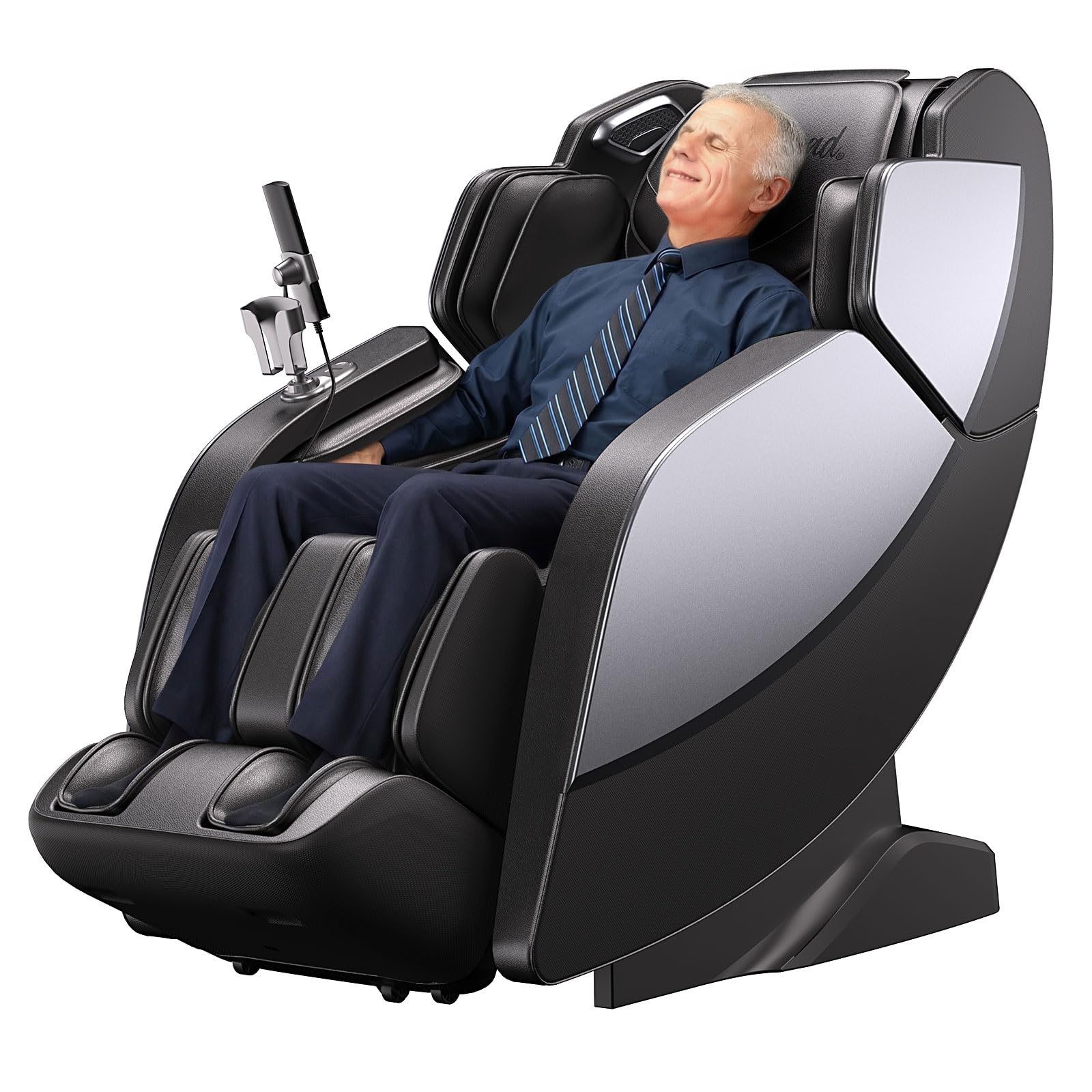 BOB AND BRAD iMaster Pro 4D Full Body Massage Chair, Co-Developed with Physical Therapists, 166° Zero Gravity SL-Track Recliner, Voice Control, Heat,