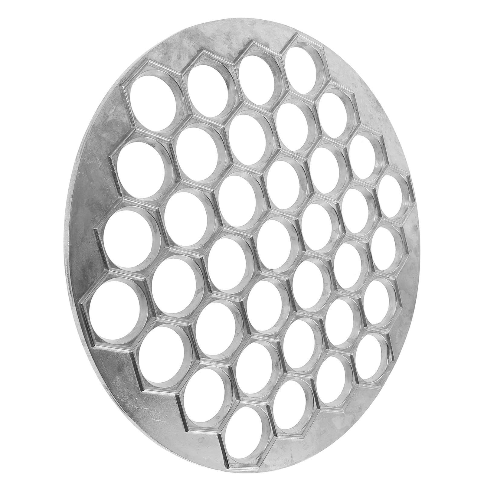 Stampo per Ravioli fare 37 Dumplings Contemporaneamente 37 Fori in Lega Facile da Pulire Forma Creativa Piatta Utensile da Cucina per Casa e Ristorante