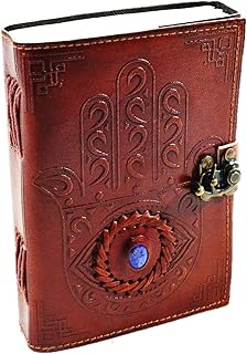 Sponsored Ad - Erangle Vintage Leather Journal Notebook (7 x 5) inches- Handmade Writing Bound for Men and Women Unlined P...