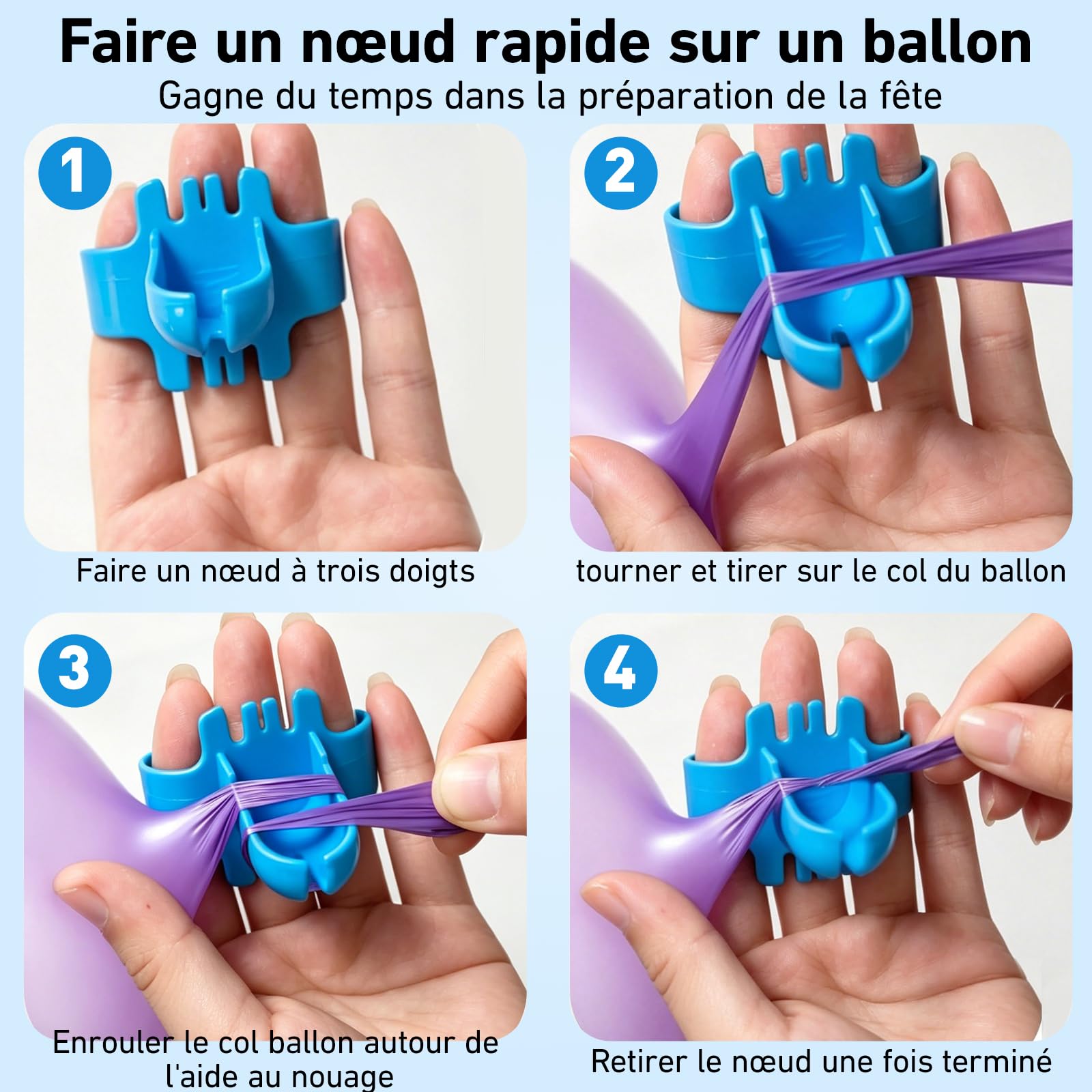 2 Pièces Pompe Ballon Sets, Gonfleur Ballon Anniversaire, Pompe À Ballon Manuelle, Pompe Ballon Anniversaire, Pompe A Air, pour Le Gonflage Manuel des Ballons, Couleurs Aléatoires