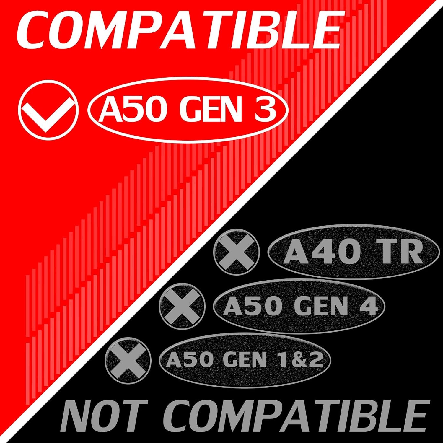 A50 GEN 3 MOD KIT Cooling Gel Ear Pads for Astro A50 GEN 3 Headset I with Headband by DIMOST - NOT FIT GEN 4