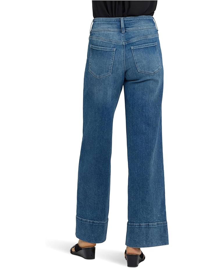 NYDJ 4" Hem Wide Leg Jeans in Breezy Palms - #3 of 4