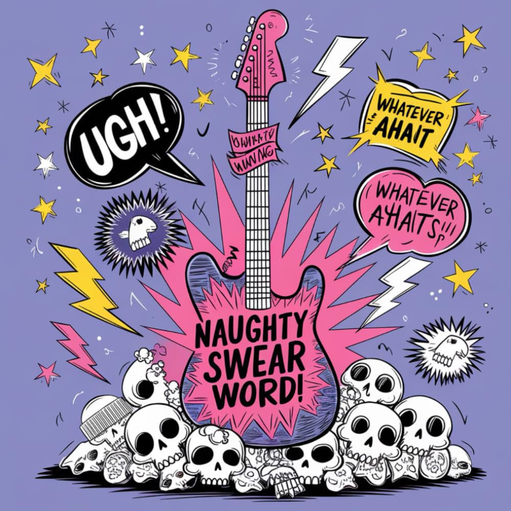 Naughty Swear Word: Bold Easy Coloring Book :: Motivational & Inspirational Swear Word Coloring Book for Adults , Stress Relief