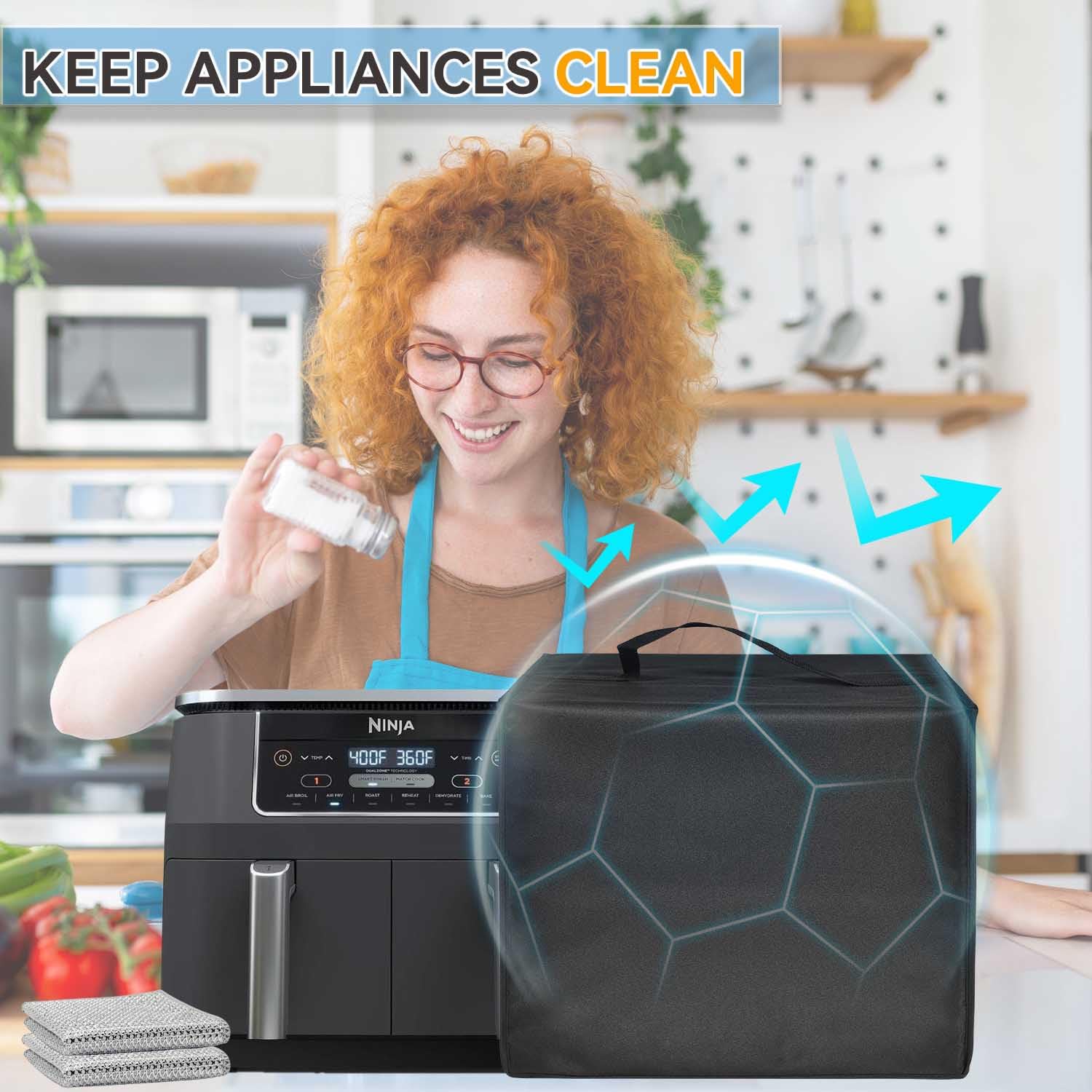 Staubschutz Für Luftfritteuse - Wasserdichtes Cover 420D Nylon 26x35x30cm