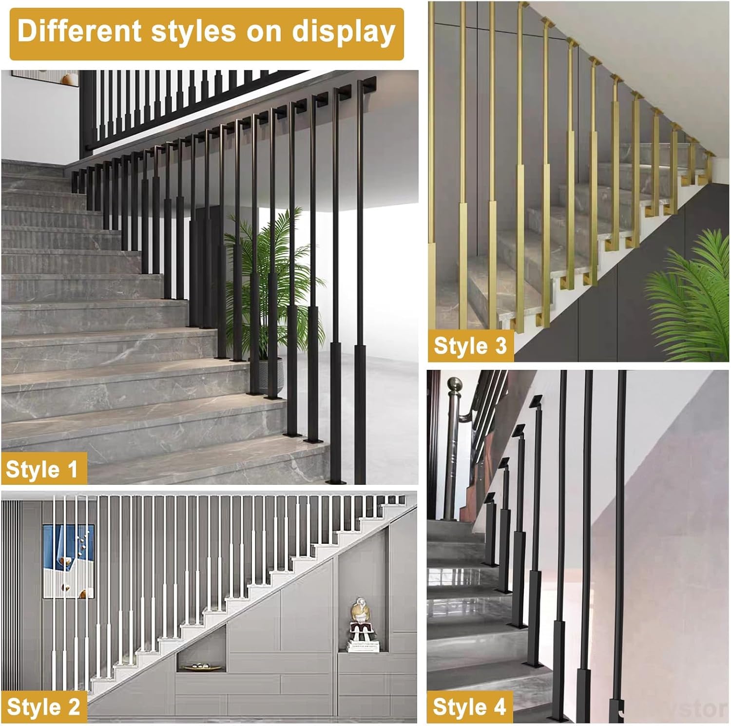 Adjustable Metal Lamellae for Room Divider Posts 30-160 cm Non-Slip Stair Railing for Gardens Hallways Ceiling Mount Child Safety il for Kindergarten