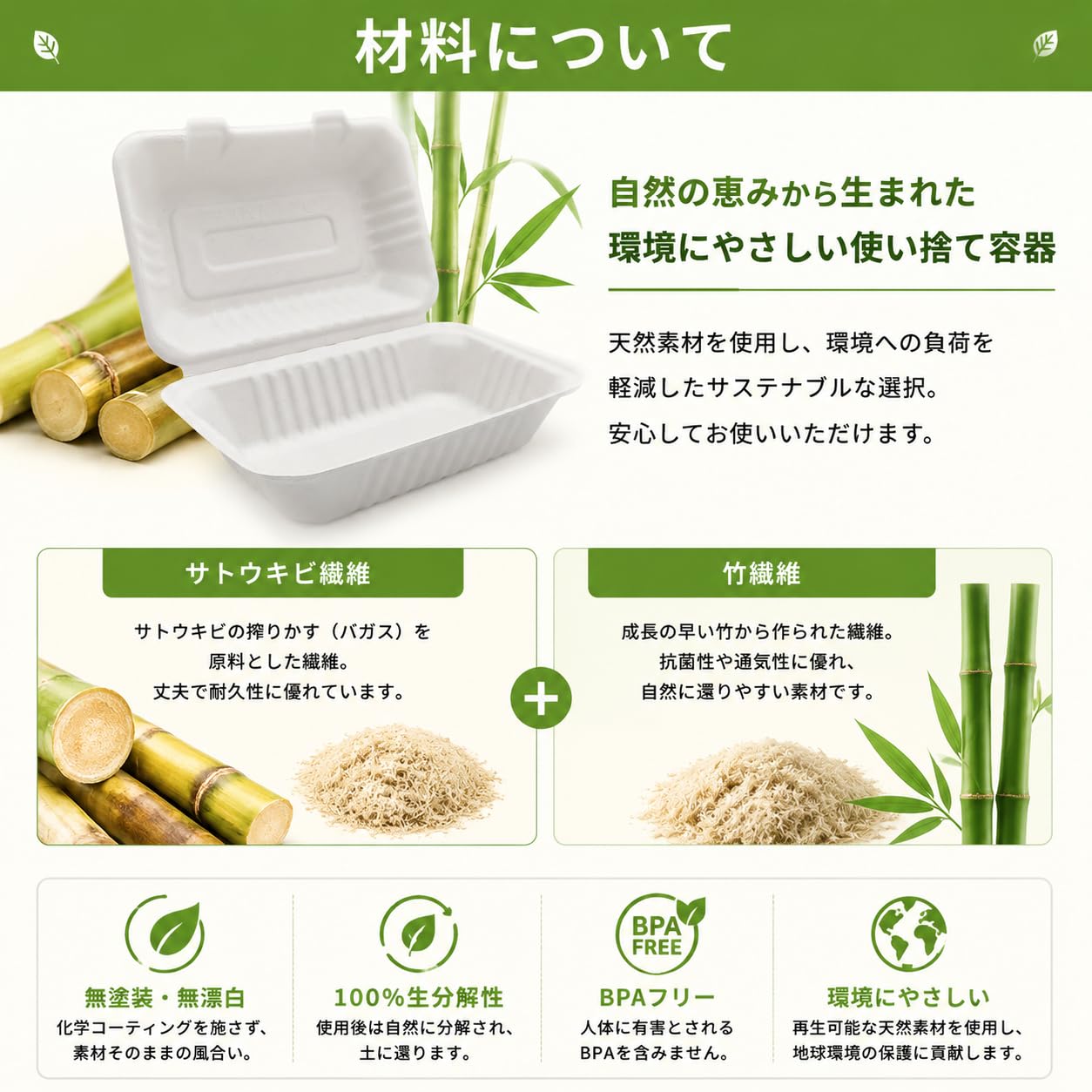 Amazon.co.jp: OasisSN 紙容器 使い捨て 紙皿 600ml 弁当箱 【環境配慮