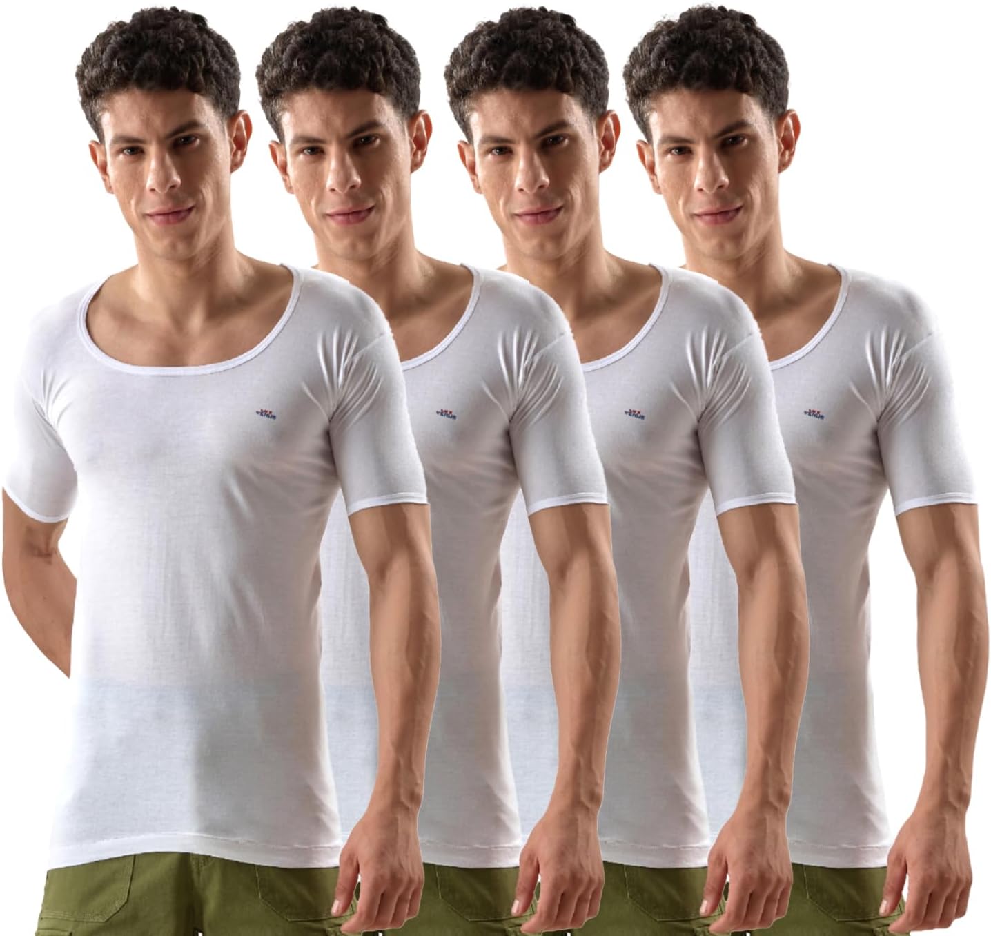 LUX VENUS Men's Solid Regular Fit Vest