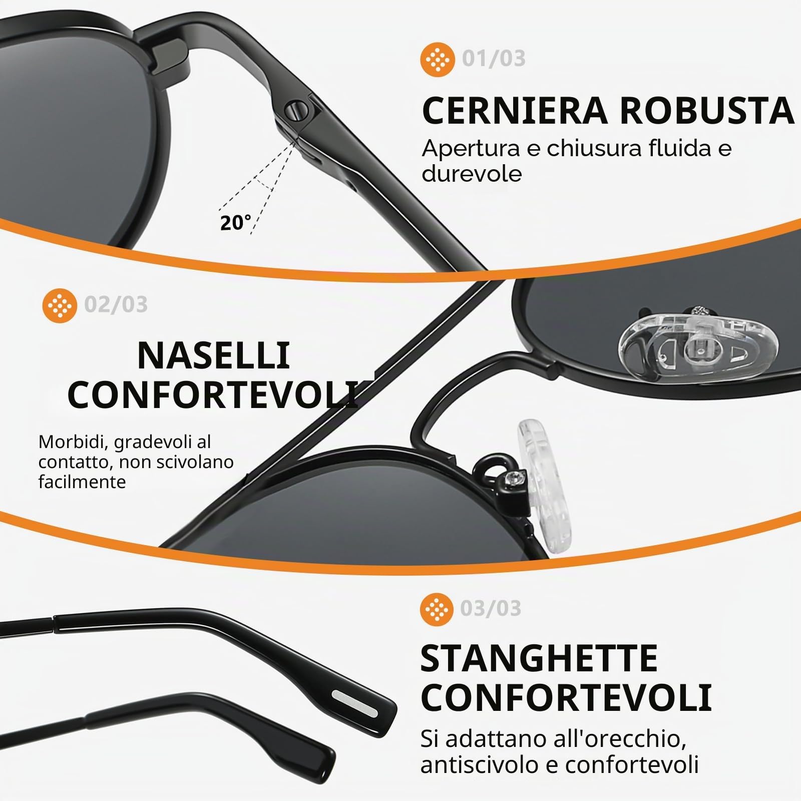 Polarizzati Occhiali da Sole Bambino Bambina - Aviatore Telaio in Metallo Ragazzo Ragazza Bambini Occhiali Sole per 6-14 Anni Protezione UV400