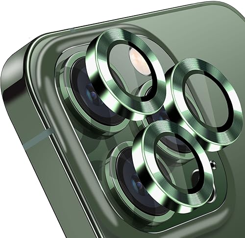 Miniatura 8 de Hsefo Compatible con iPhone 13 Pro para 13 Pro Max, protector de lente de cámara antiarañazos, vidrio templado 9H, protector de pantalla de cámara