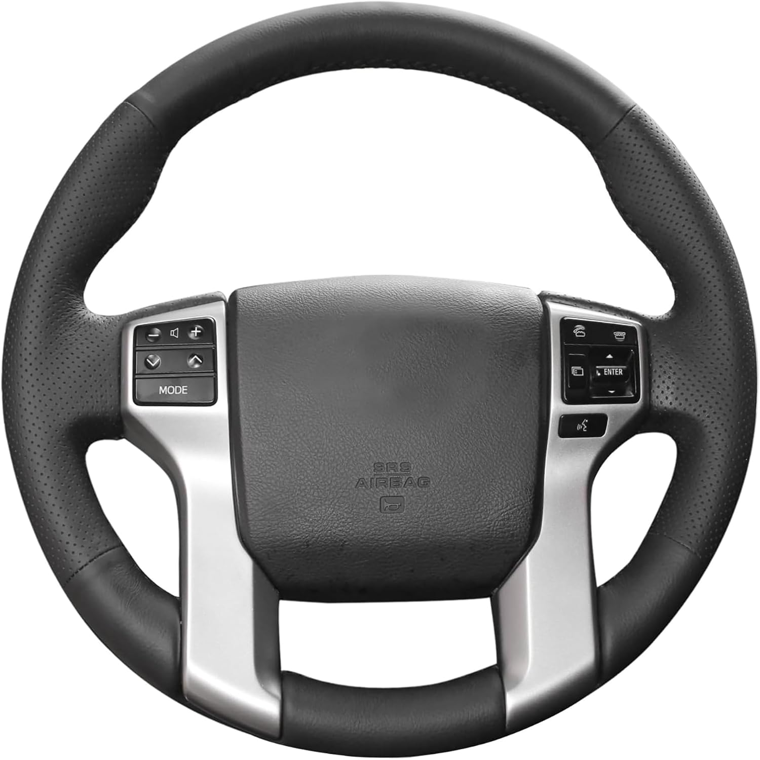 Carbon Fiber Steering Wheel Cover for Toyota Tacoma 2012-2023/Tundra 2014-2021/ 4Runner 2010 2011 2012 2013 2014 2015 2016 2017 2018 2019 2020 2021 2023/ Sequoia 2014-2023 Accessories