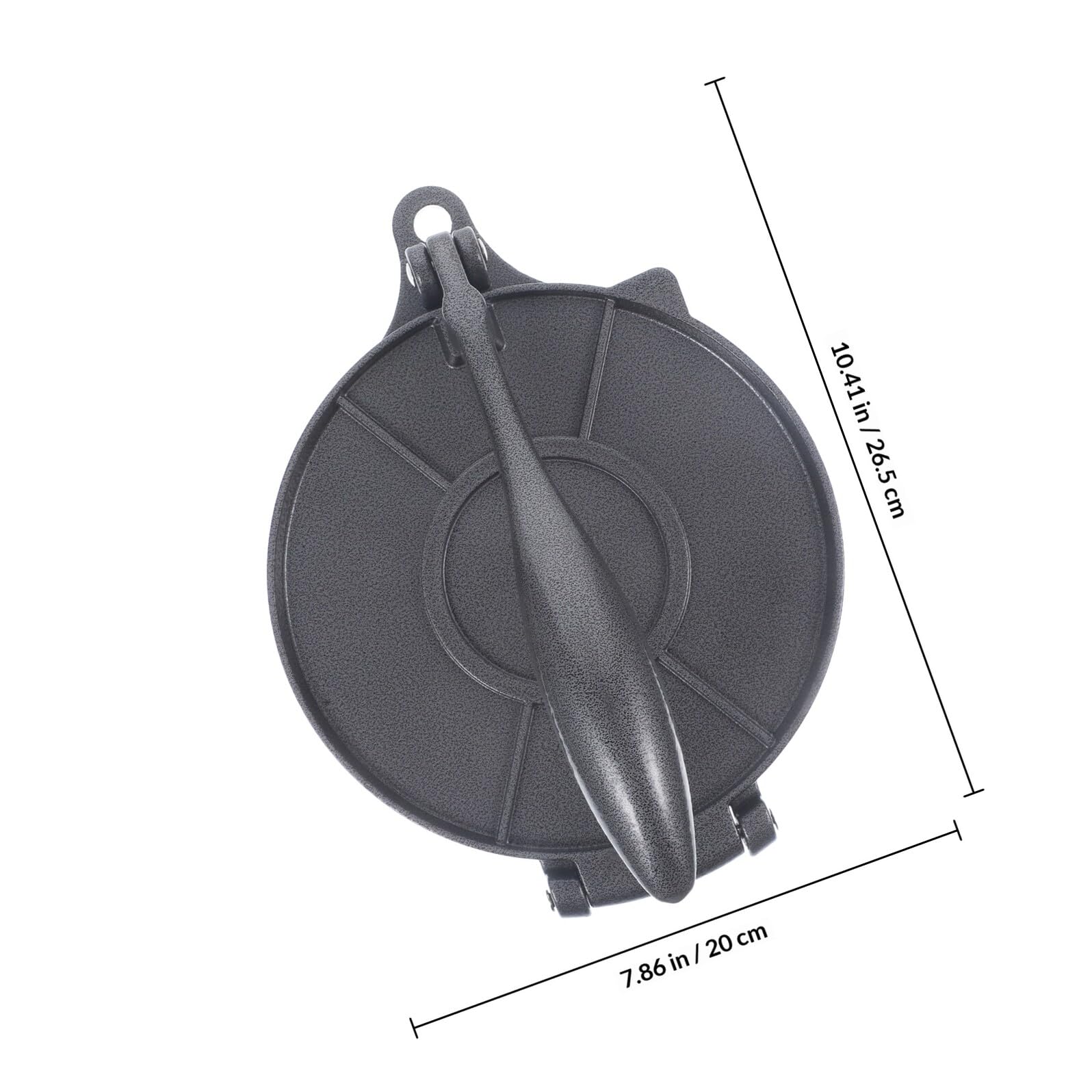 Vaguelly Prensa para Tortillas de Aleación de Aluminio Redonda, Máquina Manual Antiadherente para Presionar Masa Uniformemente en Recetas de Cocina