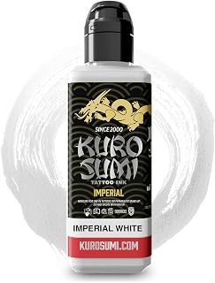 Kuro Sumi Imperial Tattoo Ink - White - Professional Tattoo Ink - Vegan-Friendly and Reach Compliant - 44 ml