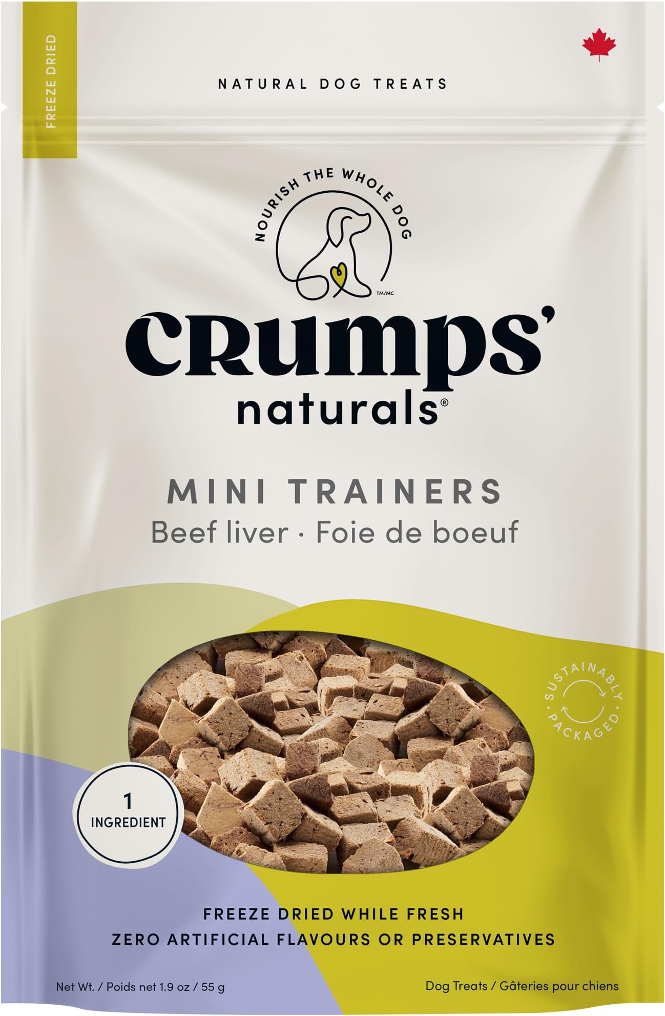 Freeze-Dried Beef Liver Mini Trainers 1.8 oz