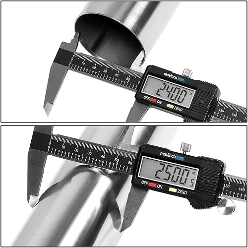 Miniatura 6 de DNA MOTORING ZTL-25SS-8P 8 piezas de 2.5 pulgadas de acero inoxidable DIY tubo de escape personalizado mandril doblado tubo recto y U-Bend Kit,