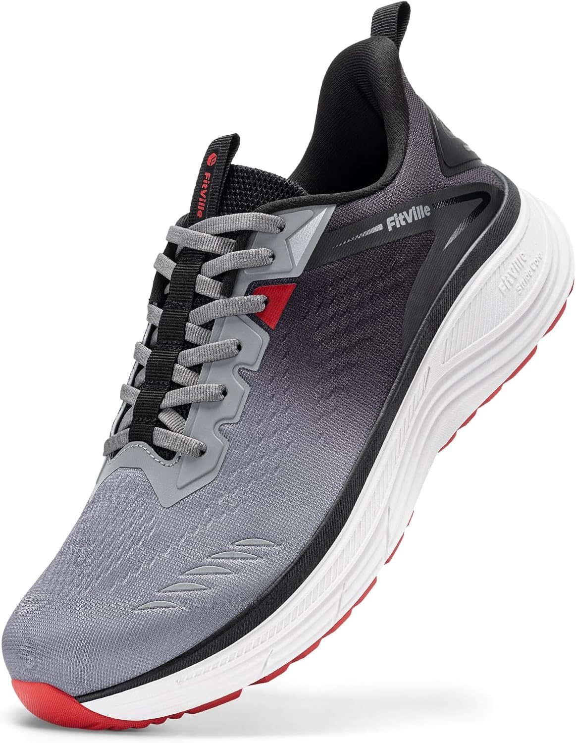 FitVille Extra Wide Shoes for Men Breathable for Gym Athletic Workout Cross Training Running, Max Cushion Wide Width Shoes for Men with Arch Support