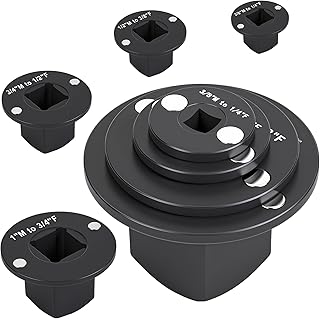 4-Piece 2025 Low Profile Impact Socket Adapter Set – Essential for Automotive Tight Spaces