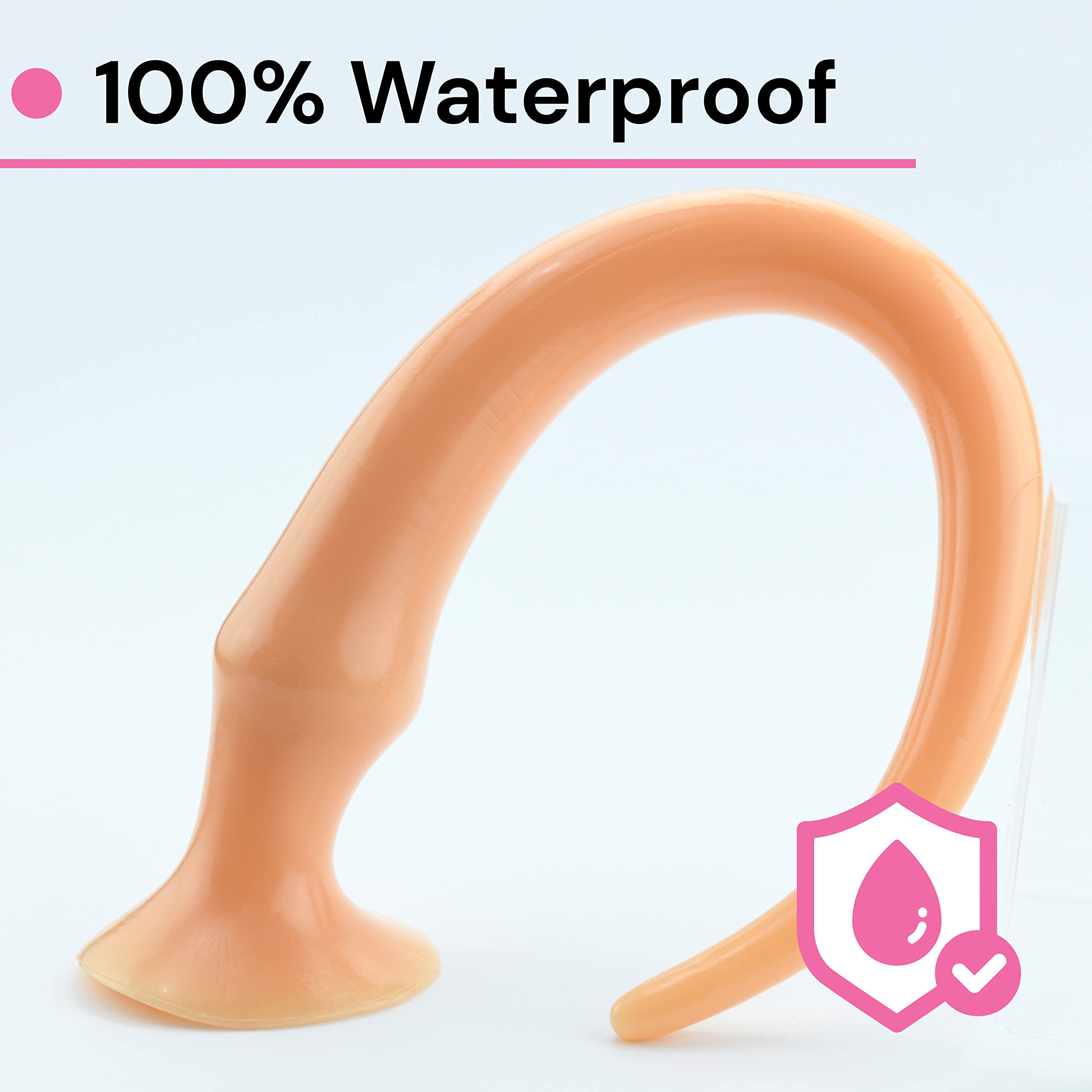 FOPS Analdildo Anal Plug Anal Dildo Beigefarbener Dildo Anal lang 42cm 5cm  Gro dildos mit saugnapf 7.5cm Glatt analdildos Elastisch Fr Mnner und  Frauen sex toys A90-1 : Amazon.de: Drogerie & Krperpflege