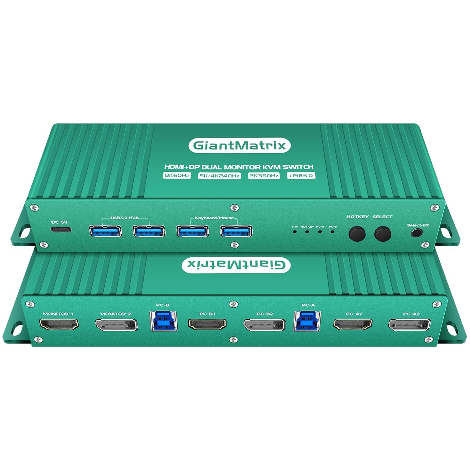 Dual Monitor kvm Switch displayport Hdmi