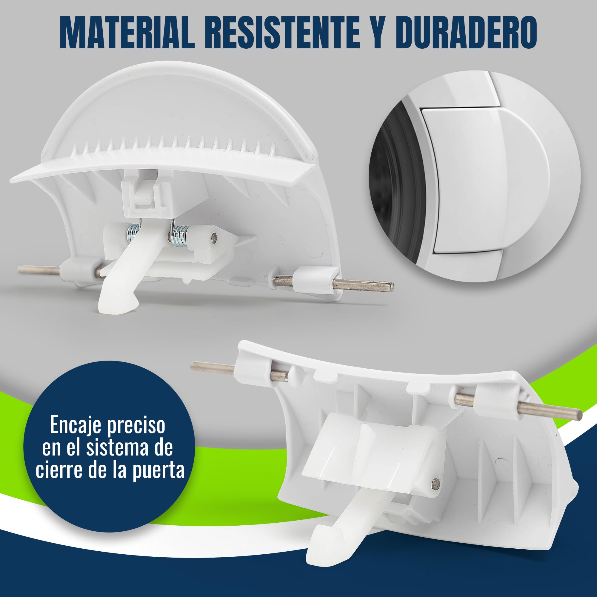 FRAYPA® Cierre Puerta Lavadora Compatible Con Bosch, Balay, Lynx - Código 00483087 - Recambio Puerta Lavadora Resistente De Fácil Insatalación - Cierre Seguro - Alta durabilidad - Ajuste Preciso. - 5