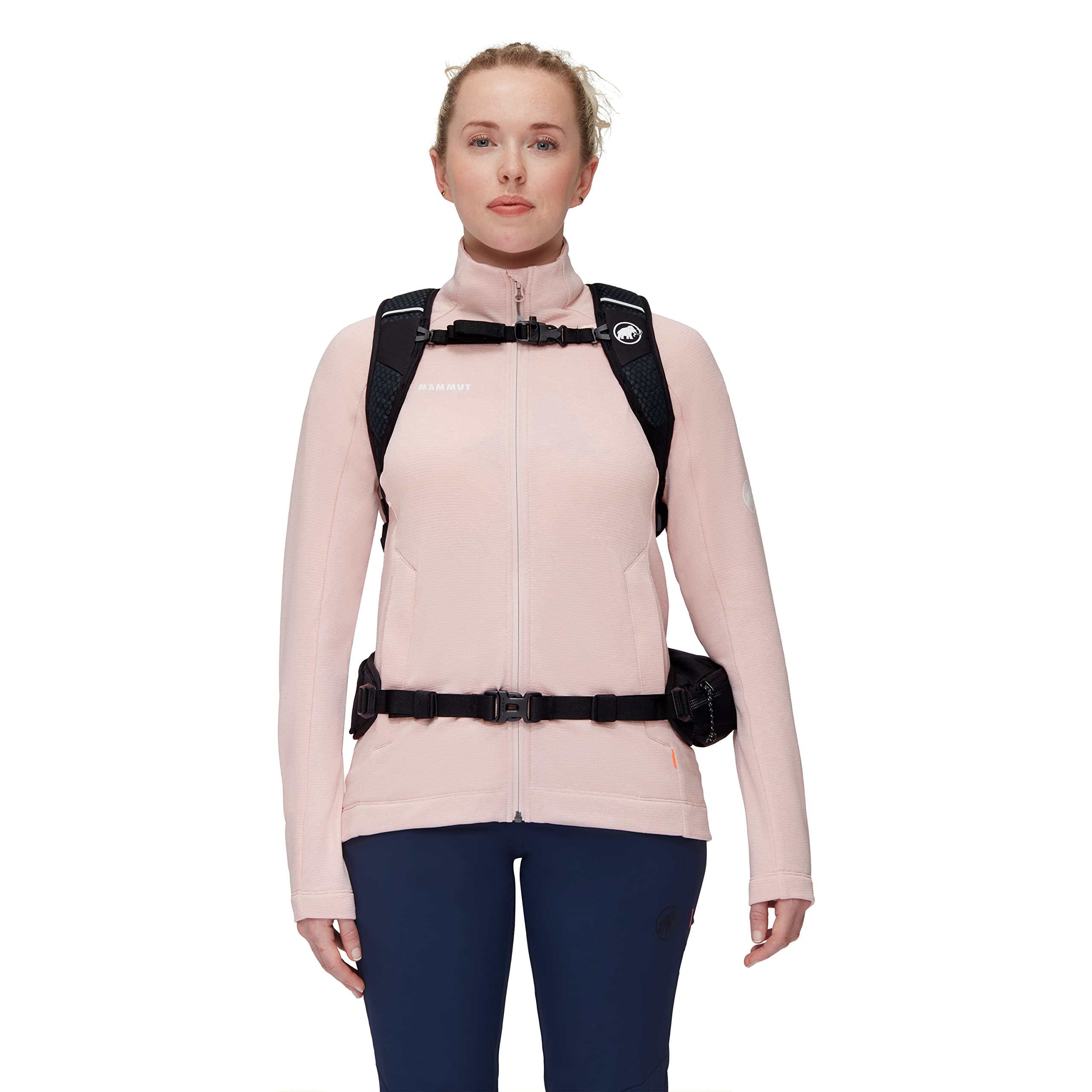 Mammut Lithium 15 Women | Kleiner Wanderrucksack mit Rückenbelüftung für Damen | Marine-Black, 15 l