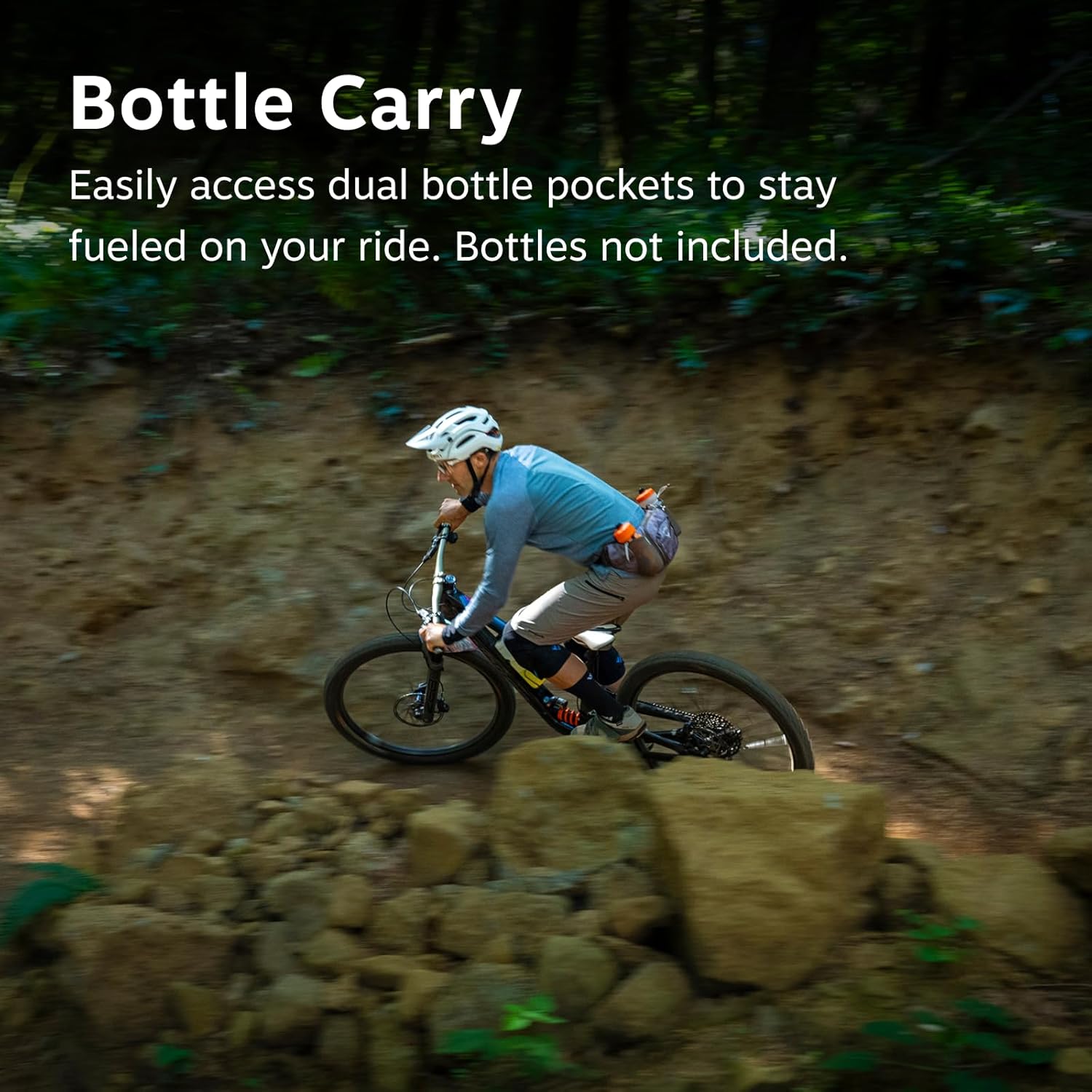 Osprey Savu Biking Waist Pack for Men & Women - Mountain Bike Fanny Pack with Bottle Pockets - Hydration Bag