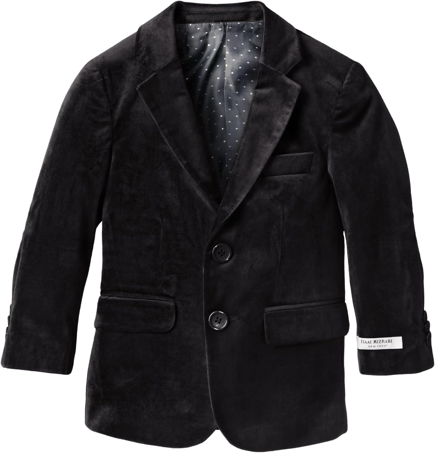 Isaac Mizrahi Little Boys' Single-Breasted Velvet Blazer: Clothing, Shoes & Jewelry
