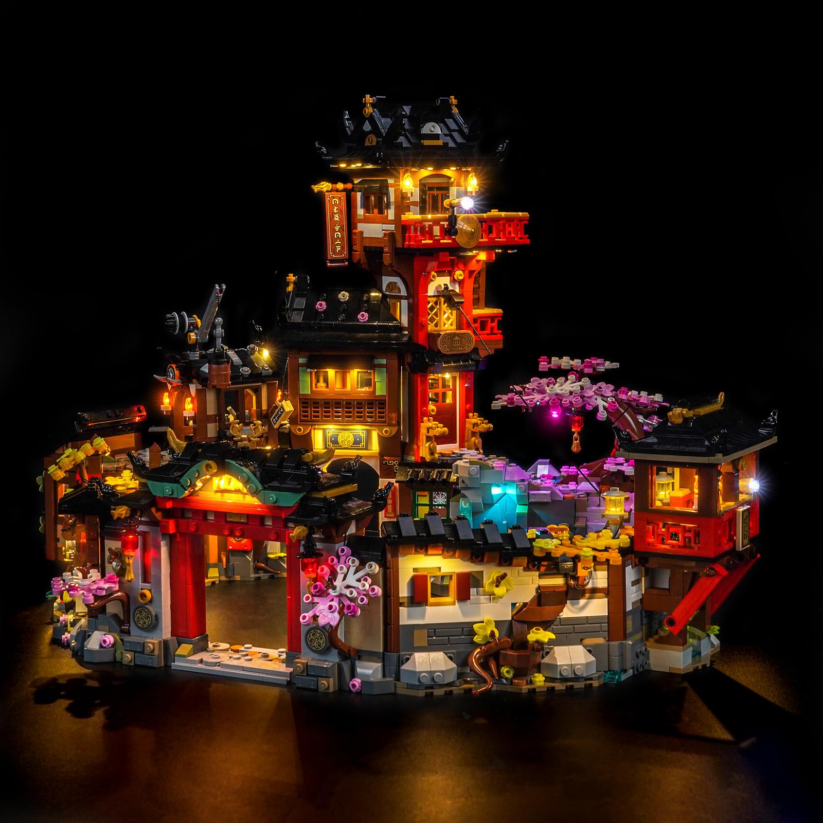 LocoLee Led Light Set Compatible with Lego 71861 The Old Town 15th Anniversary Led Decoration Lighting Kit Compatible with Lego 71861 Building Blocks Model,Only Lights Set,No Model - Image 3