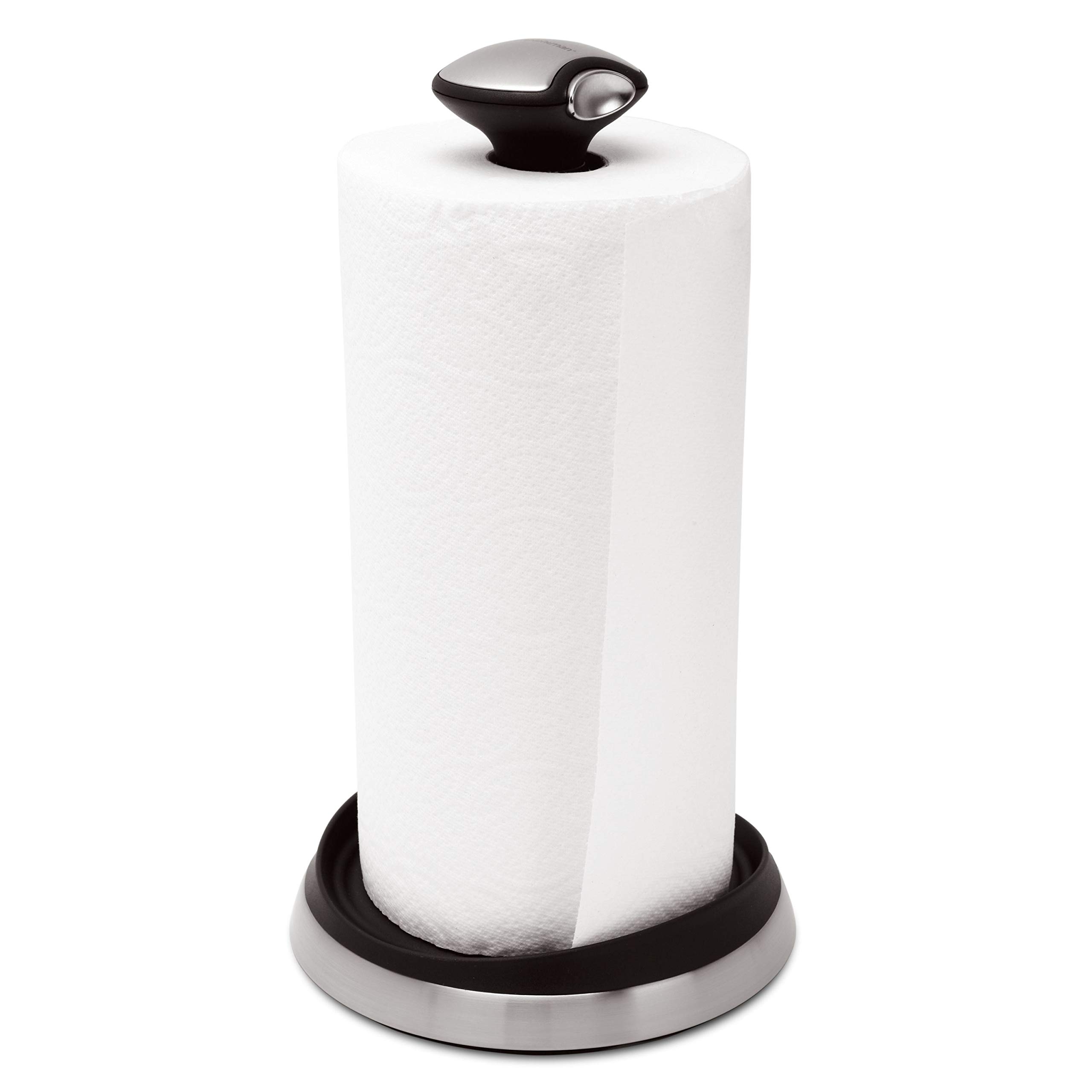 Simplehuman Quick Load Standing Paper Towel Holder Stainless Steel