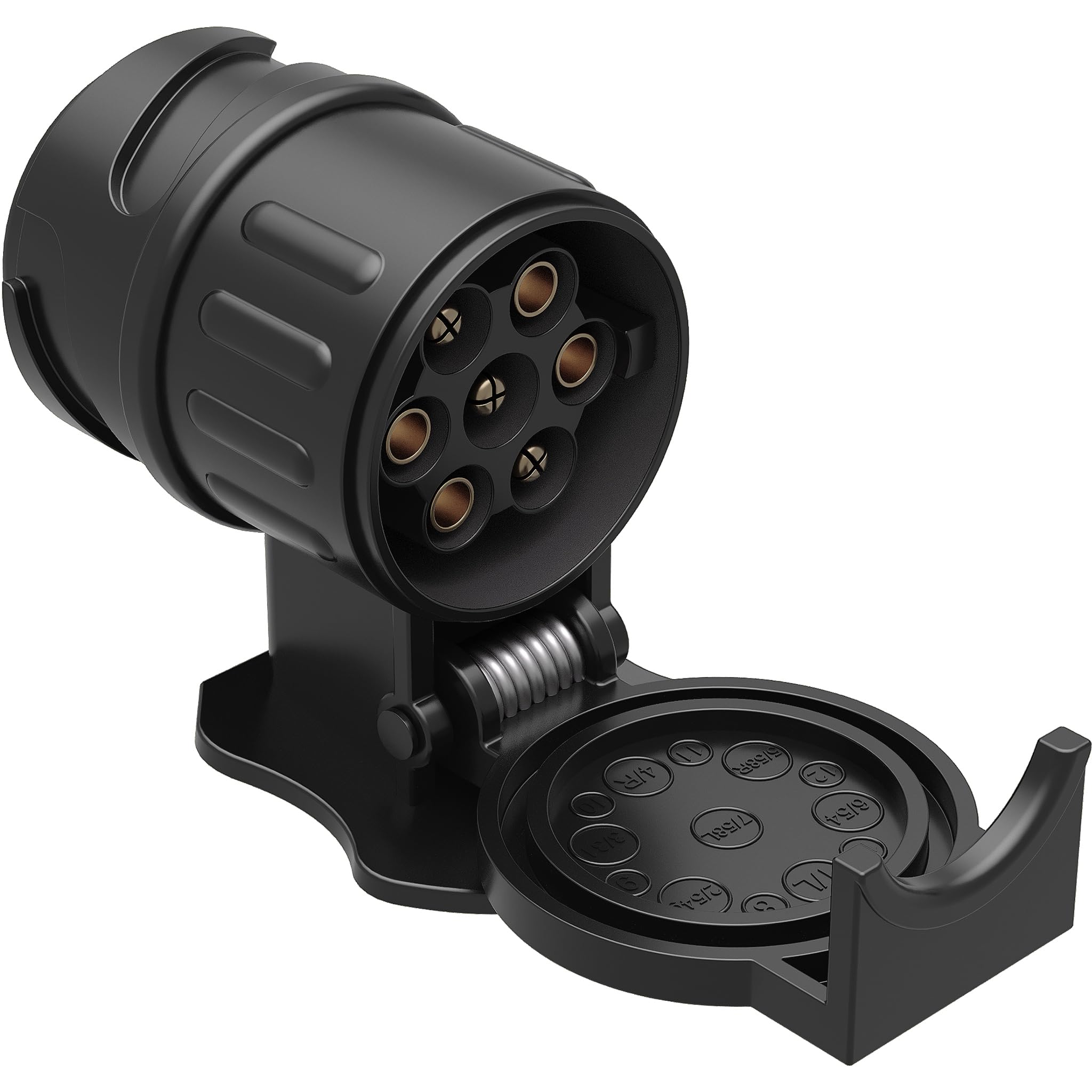 Flaconi Adaptateur Prise Remorque 7 Broches - Connecteurs pour Camping-Cars, Camions