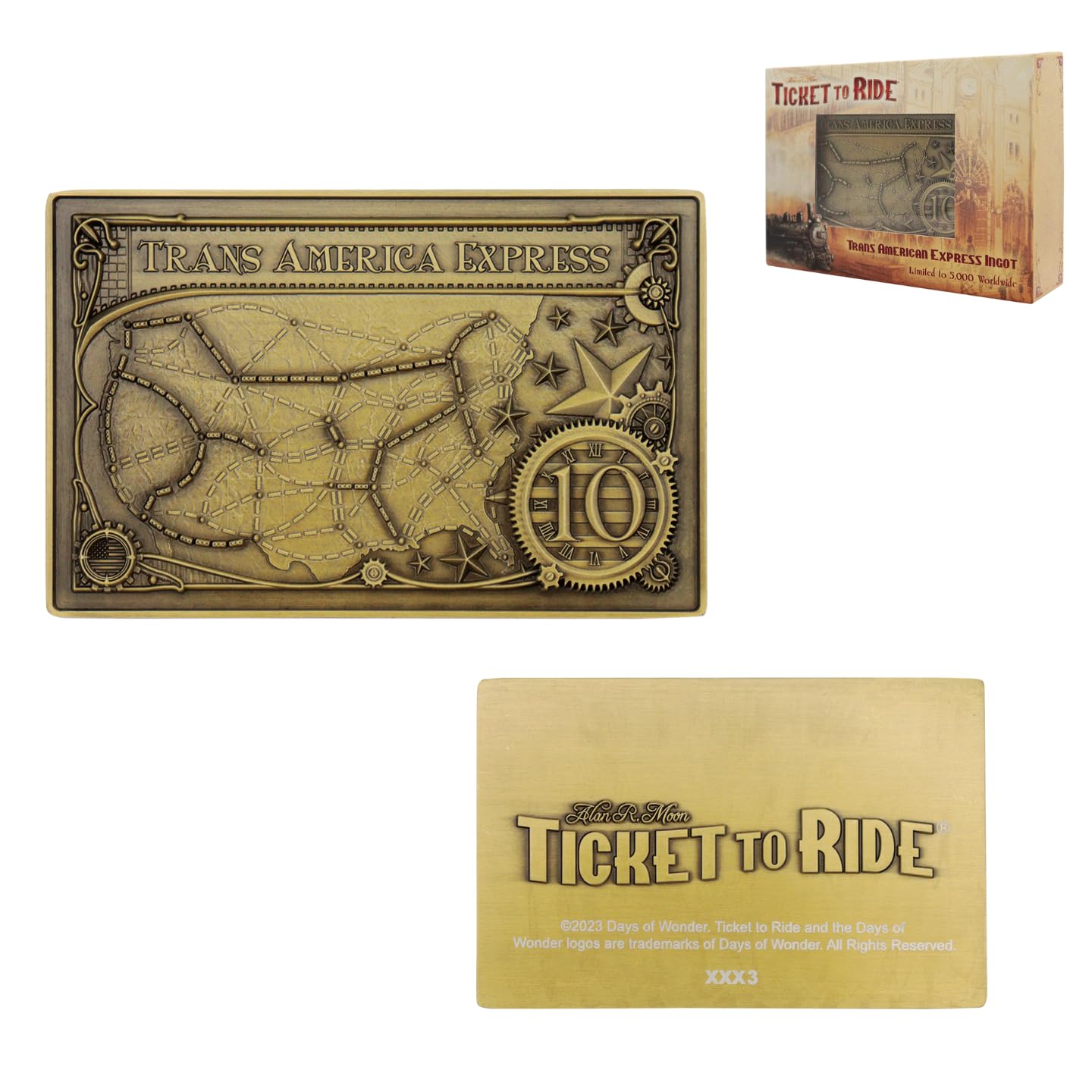Amazon.com: Ticket to Ride Lingot Trans America Express Limited