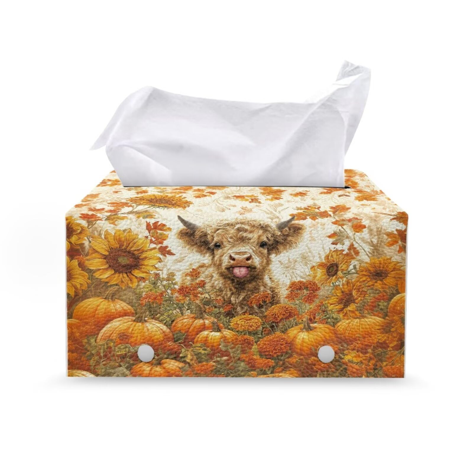 Boîte à mouchoirs en cuir pour en finir avec les emballages en carton froissés