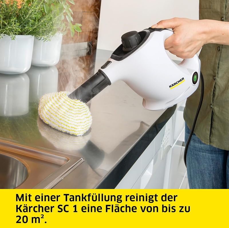Kärcher SC 1 gőztisztító 3 bar nyomás 1200W 20m² tisztítófelület
